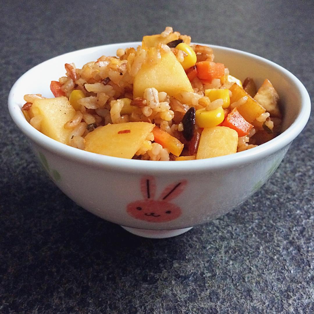 tokina做的苹果炒饭