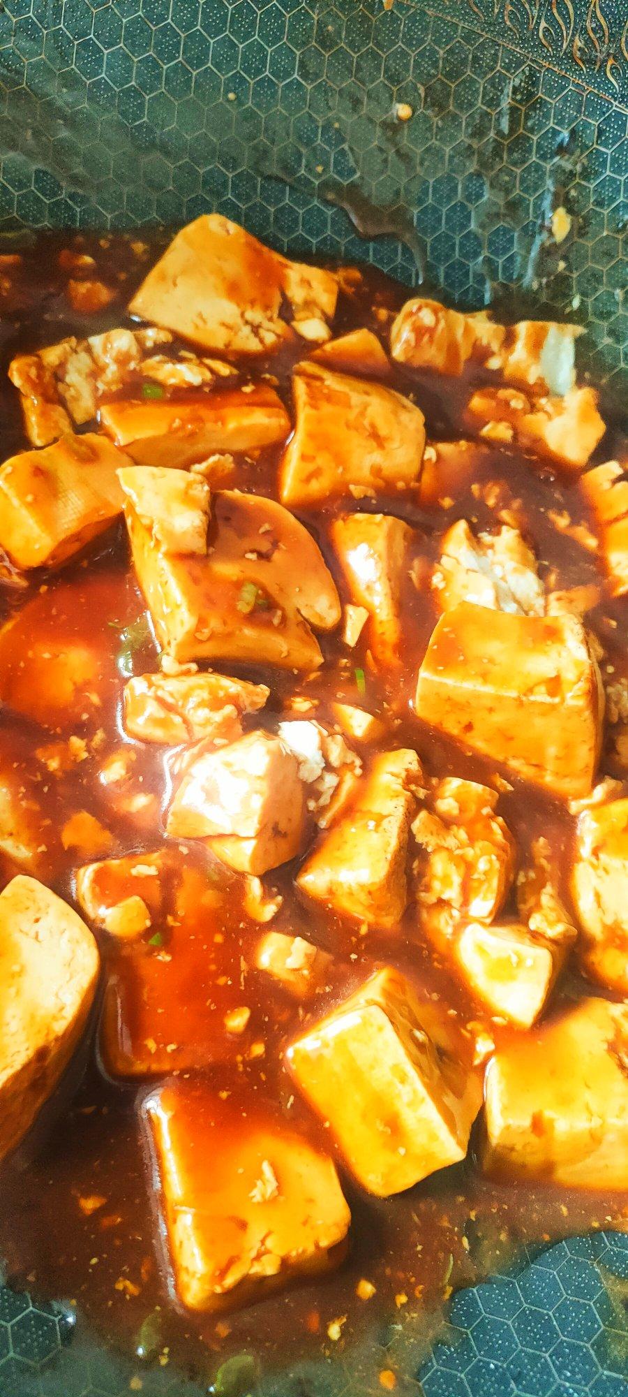 思奇减肥餐做的原汁原味的溜豆腐