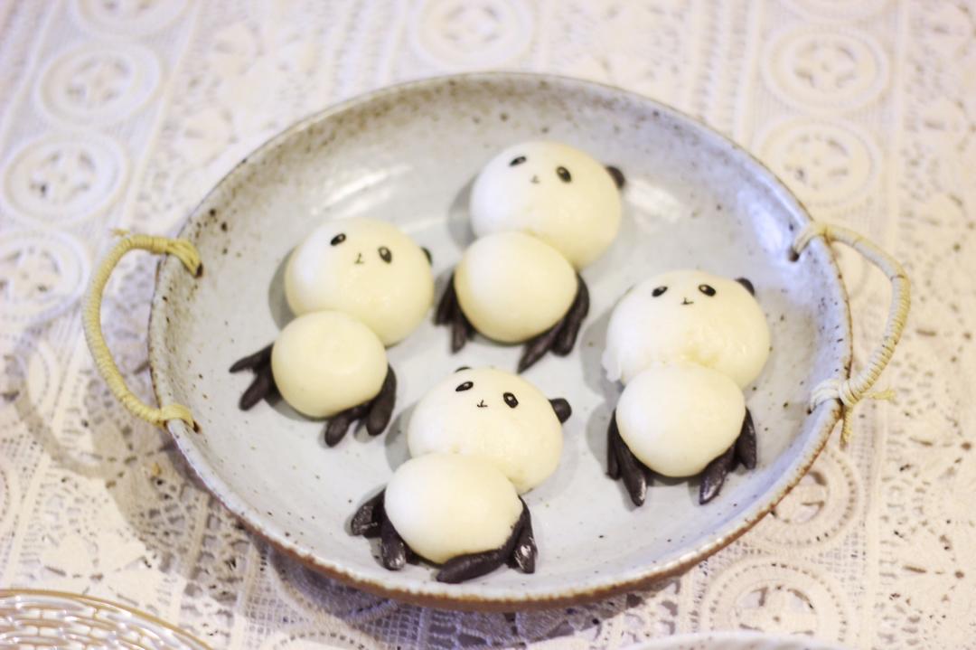 卡通馒头（熊猫）--原创