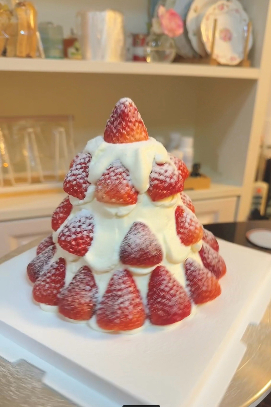 圣诞草莓塔蛋糕🍓