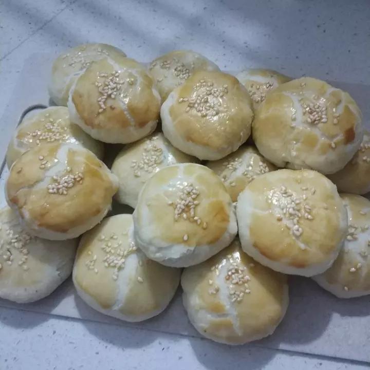 酥到掉渣的绿豆酥饼，简单易学