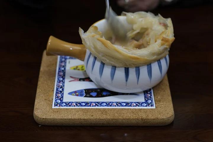 酥皮奶油蘑菇汤