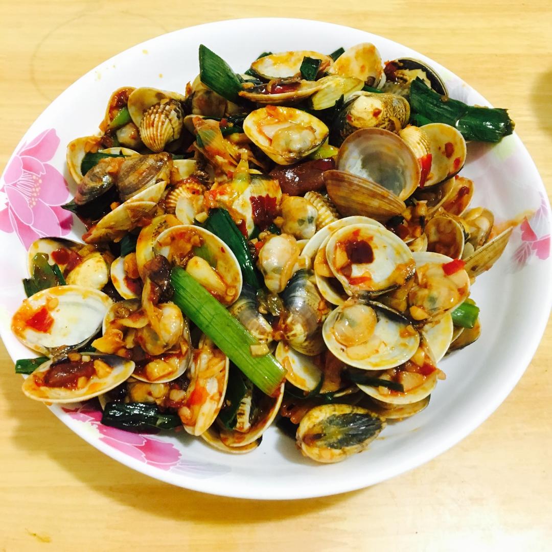 辣炒花甲