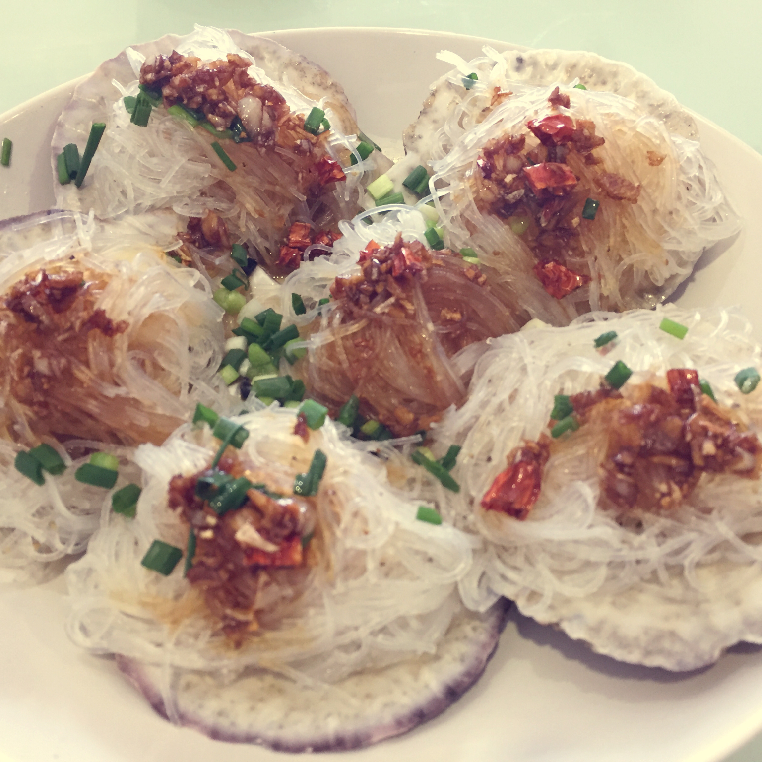 蒜蓉粉丝蒸扇贝