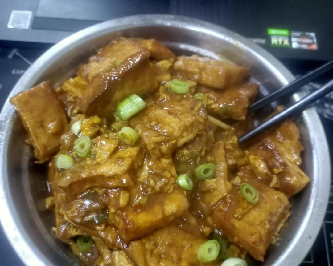 鸡蛋煎豆腐