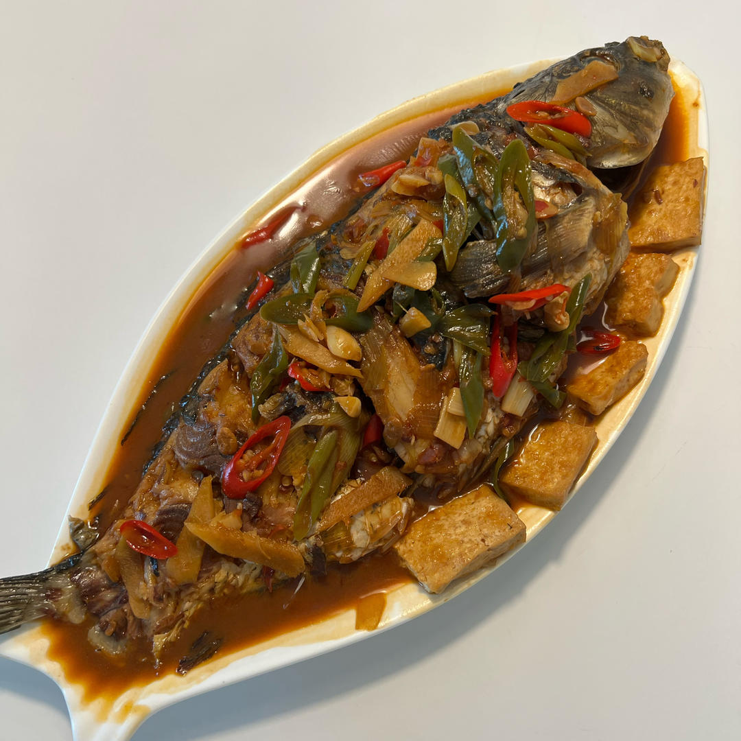 酱香黄鱼烧豆腐
