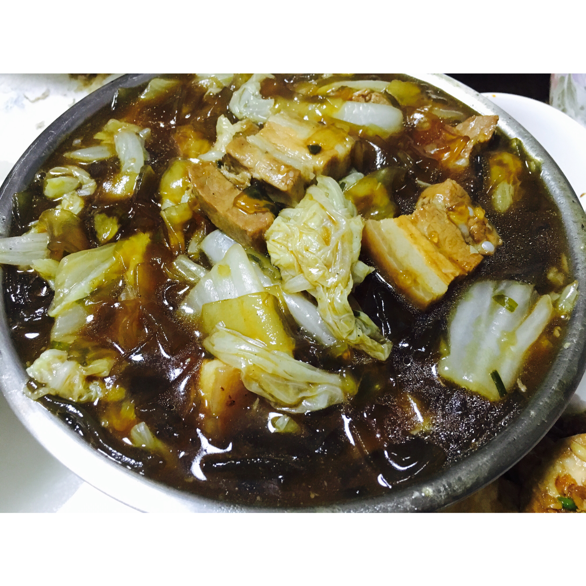 猪肉白菜炖粉条