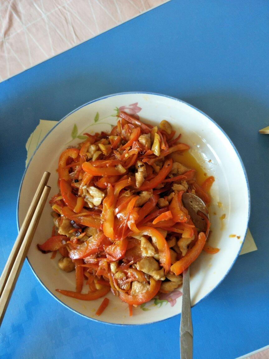甜椒炒鸡胸肉