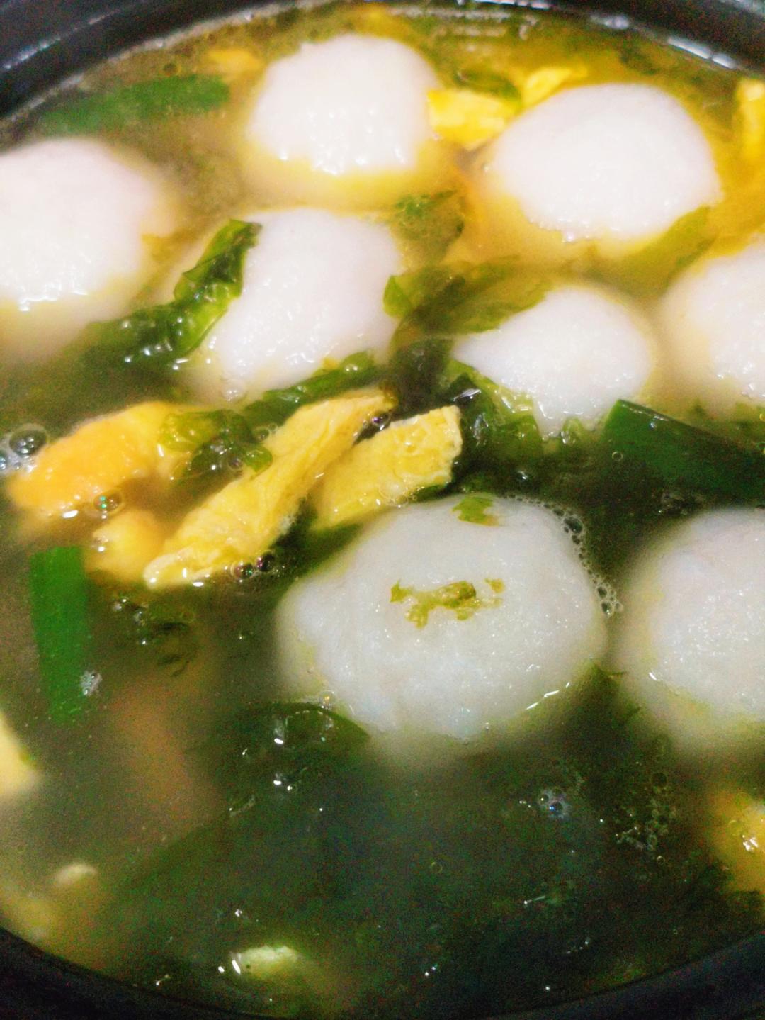 紫菜鱼丸汤