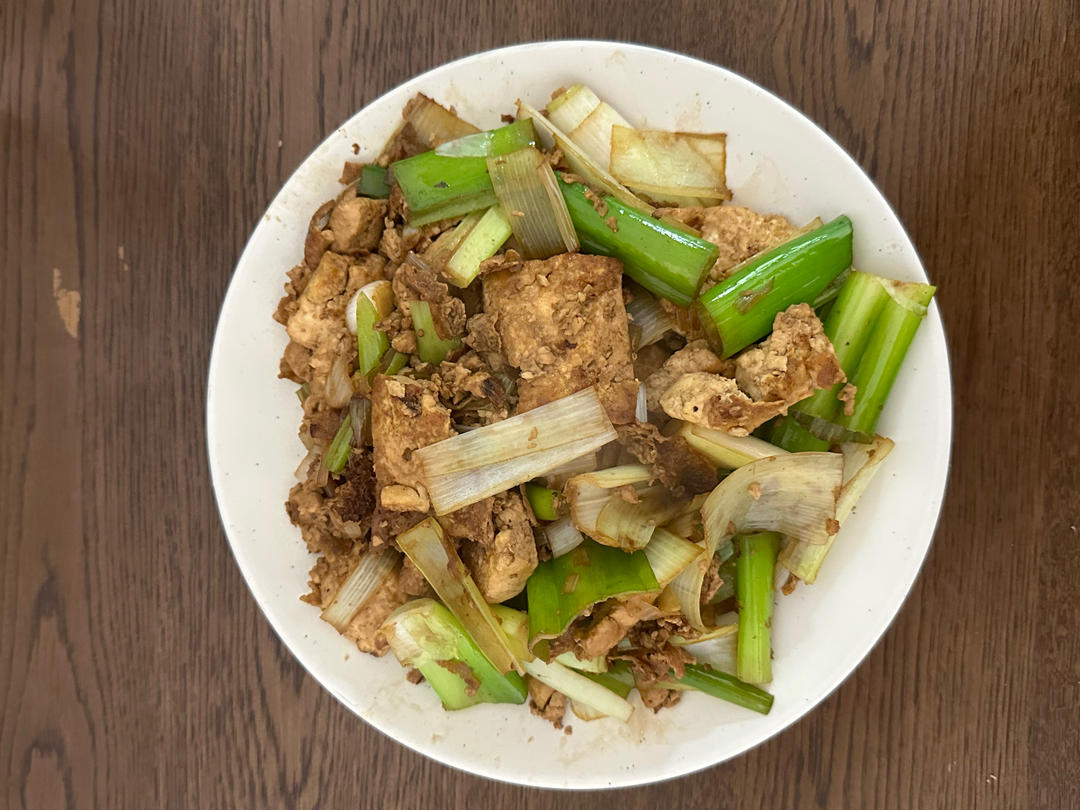 大葱烧豆腐