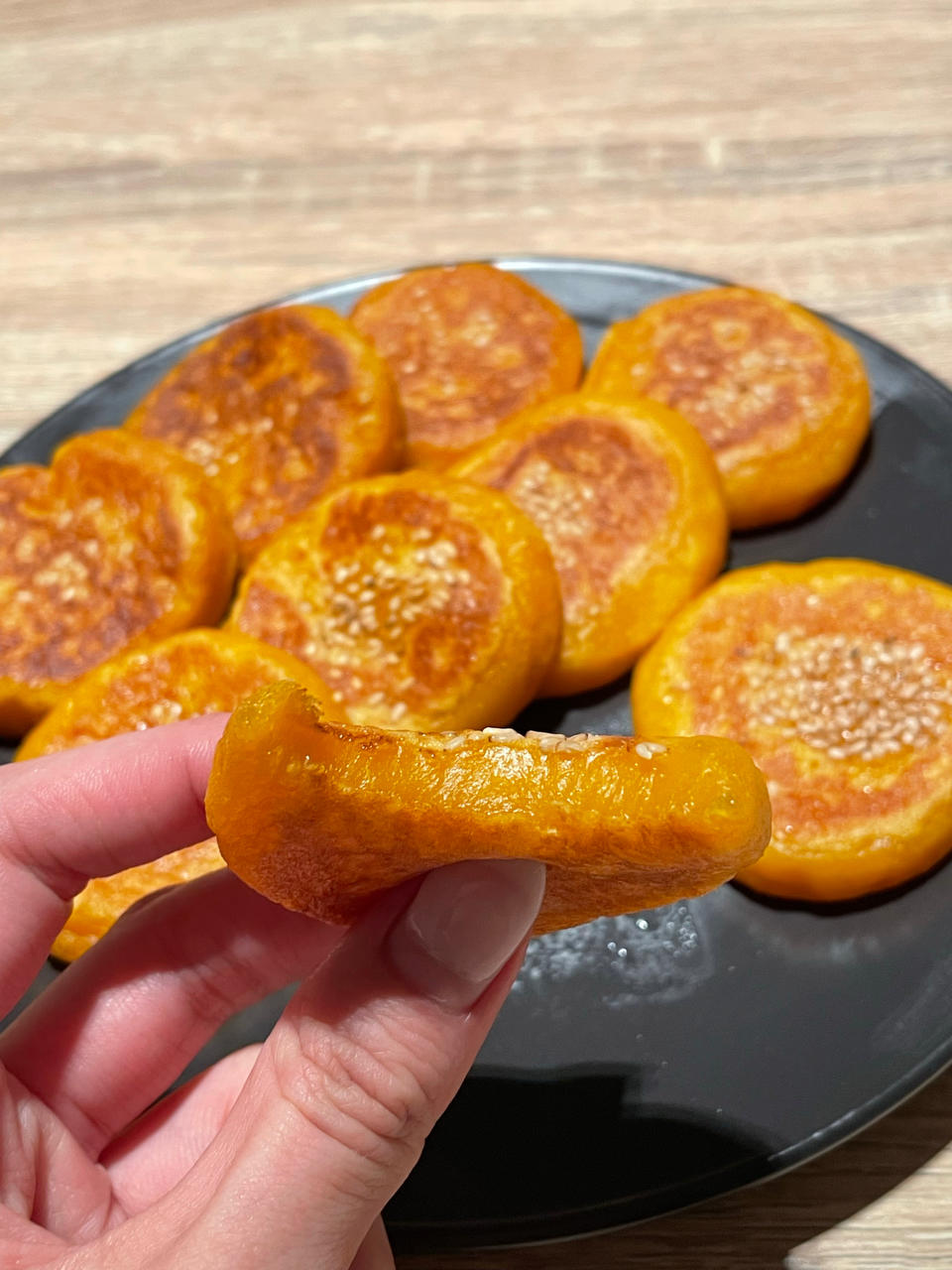 糯叽叽的南瓜饼