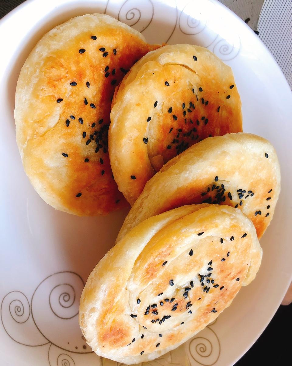 酥掉渣的油酥烧饼（电饼铛版）