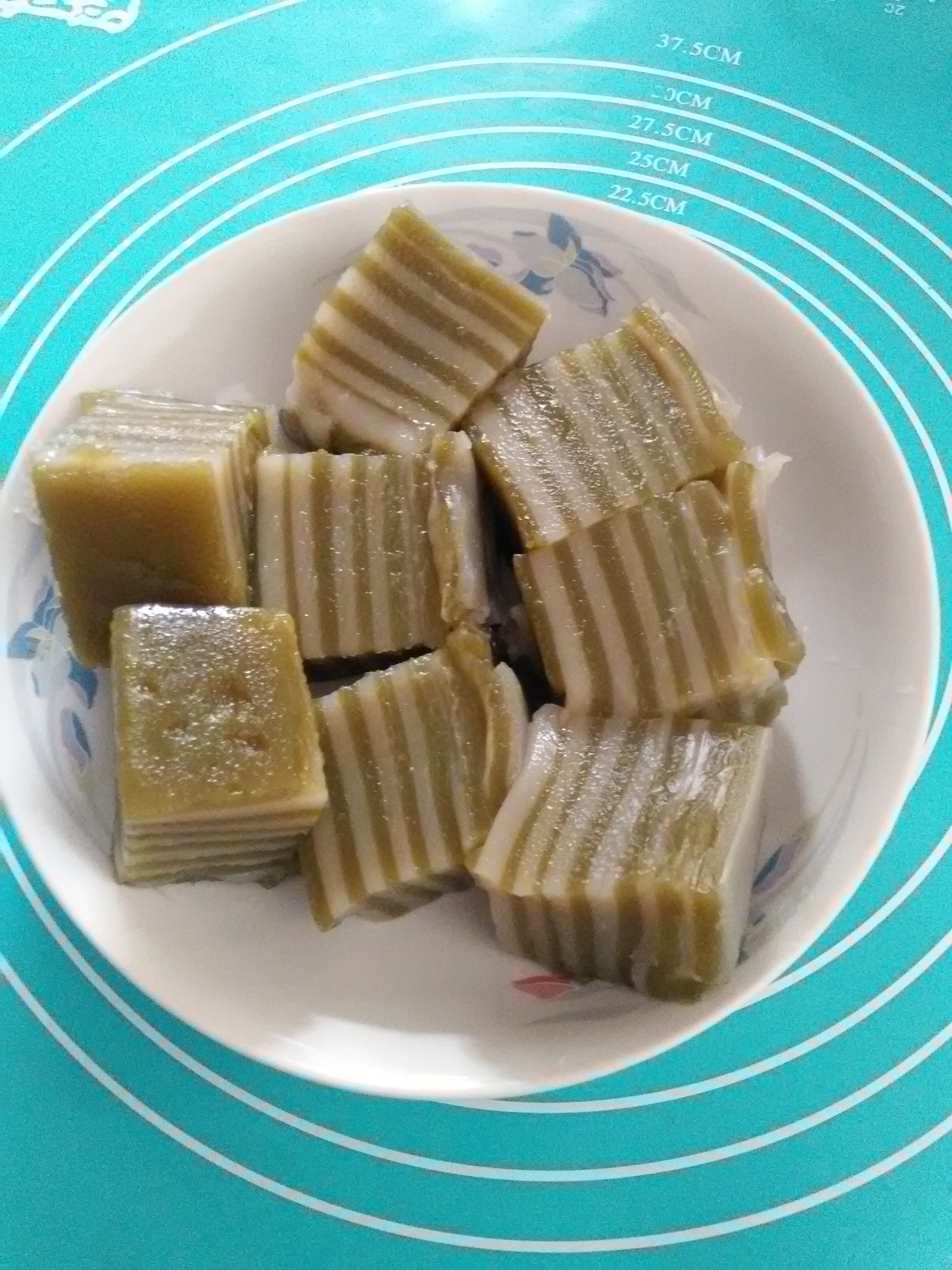 抹茶椰汁糕