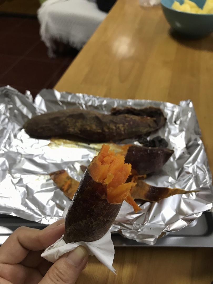 烤箱烤红薯