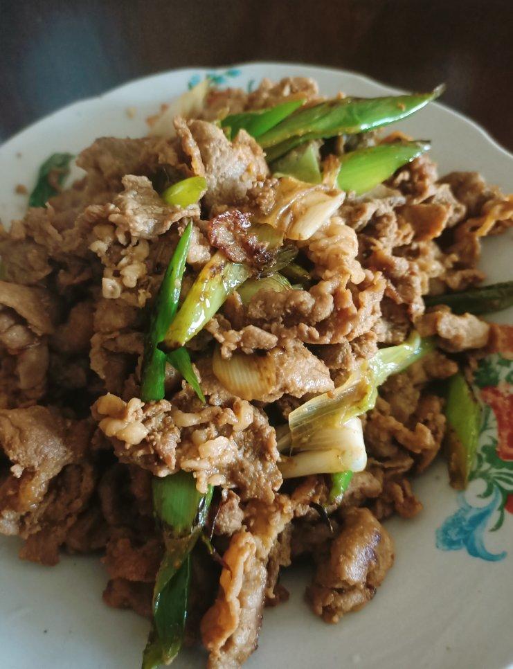葱爆羊肉