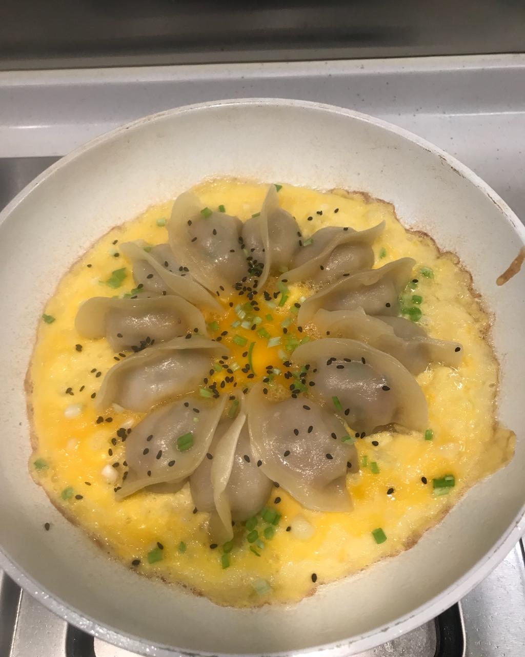 懒人快手抱蛋煎饺