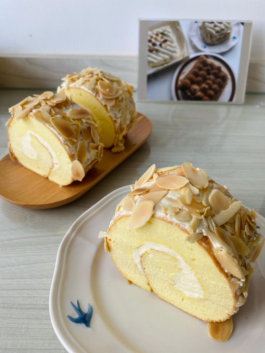 香草凤梨棉花蛋糕卷