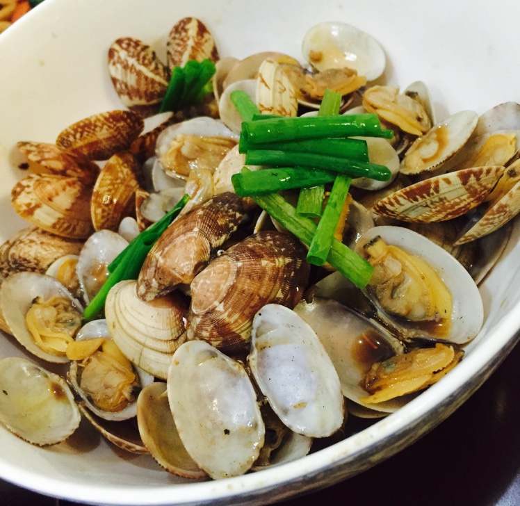 aenjoy做的葱炒花蛤