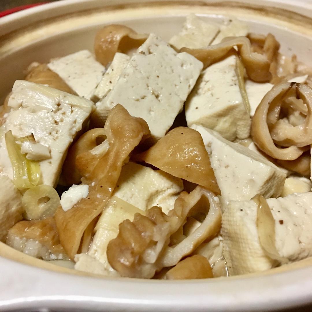 大肠炖豆腐