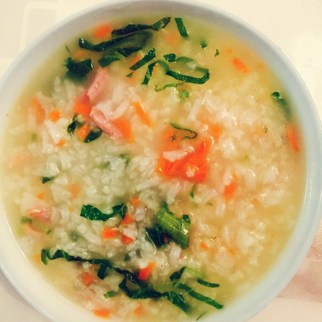 大小豆豆妈咪做的胡萝卜鸡丝粥