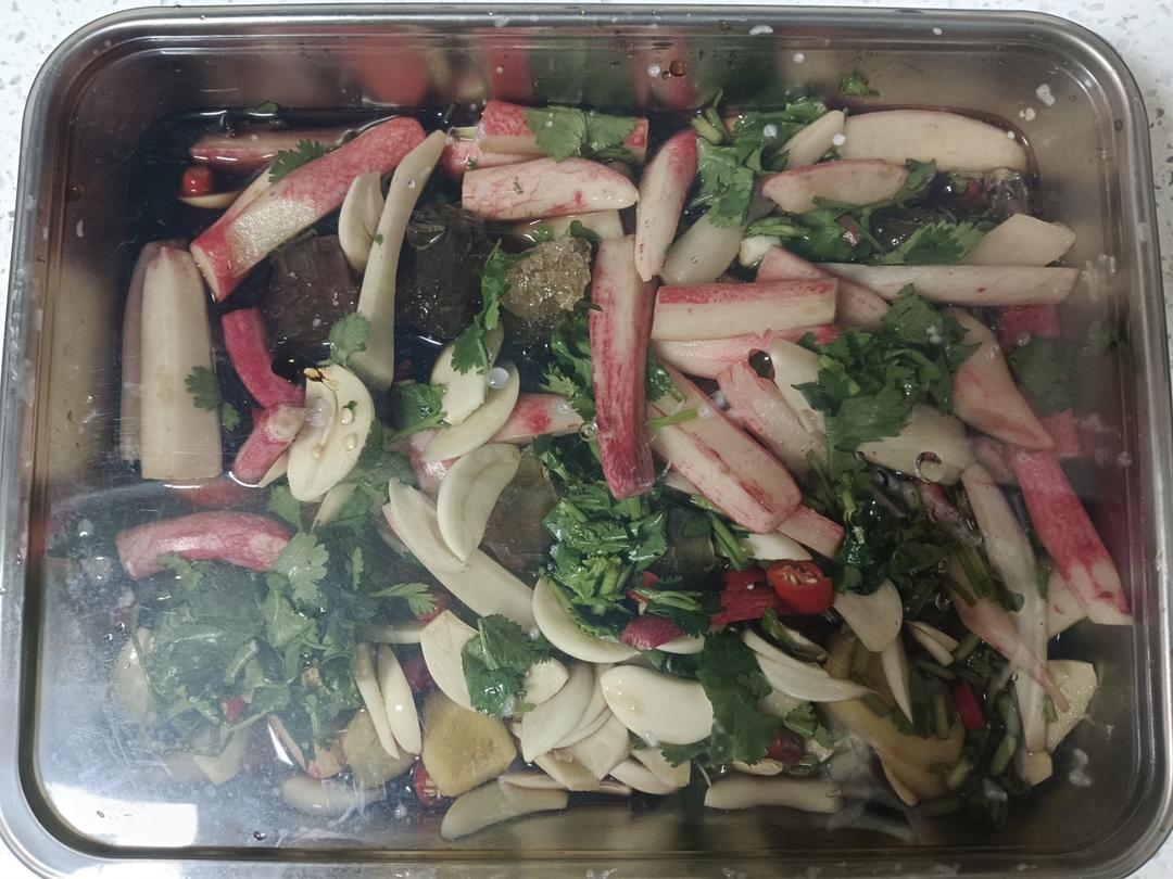 家常调料腌出秒杀市面一切咸菜的脆爽可口白萝卜
