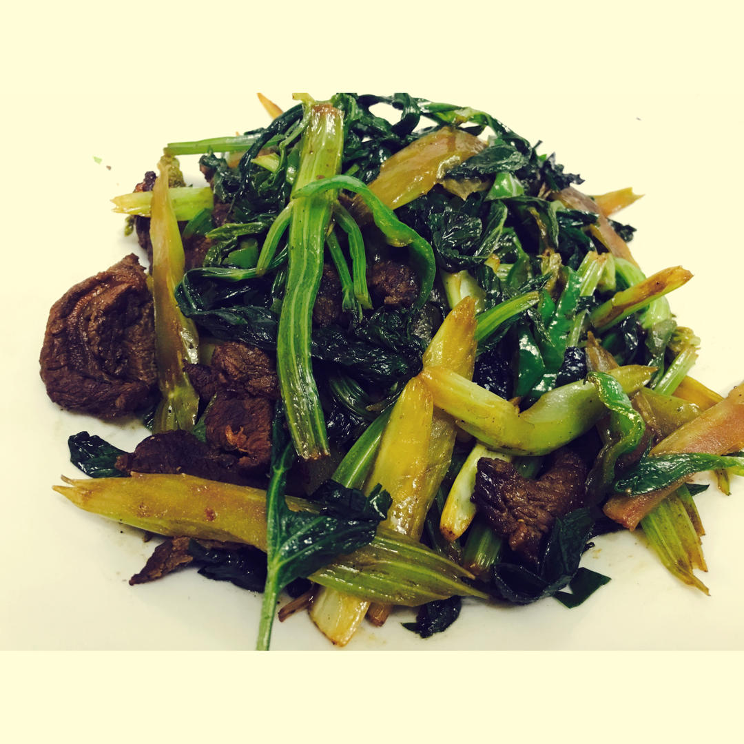 芹菜炒肉