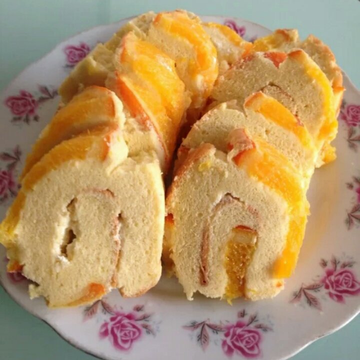 橙香蛋糕卷