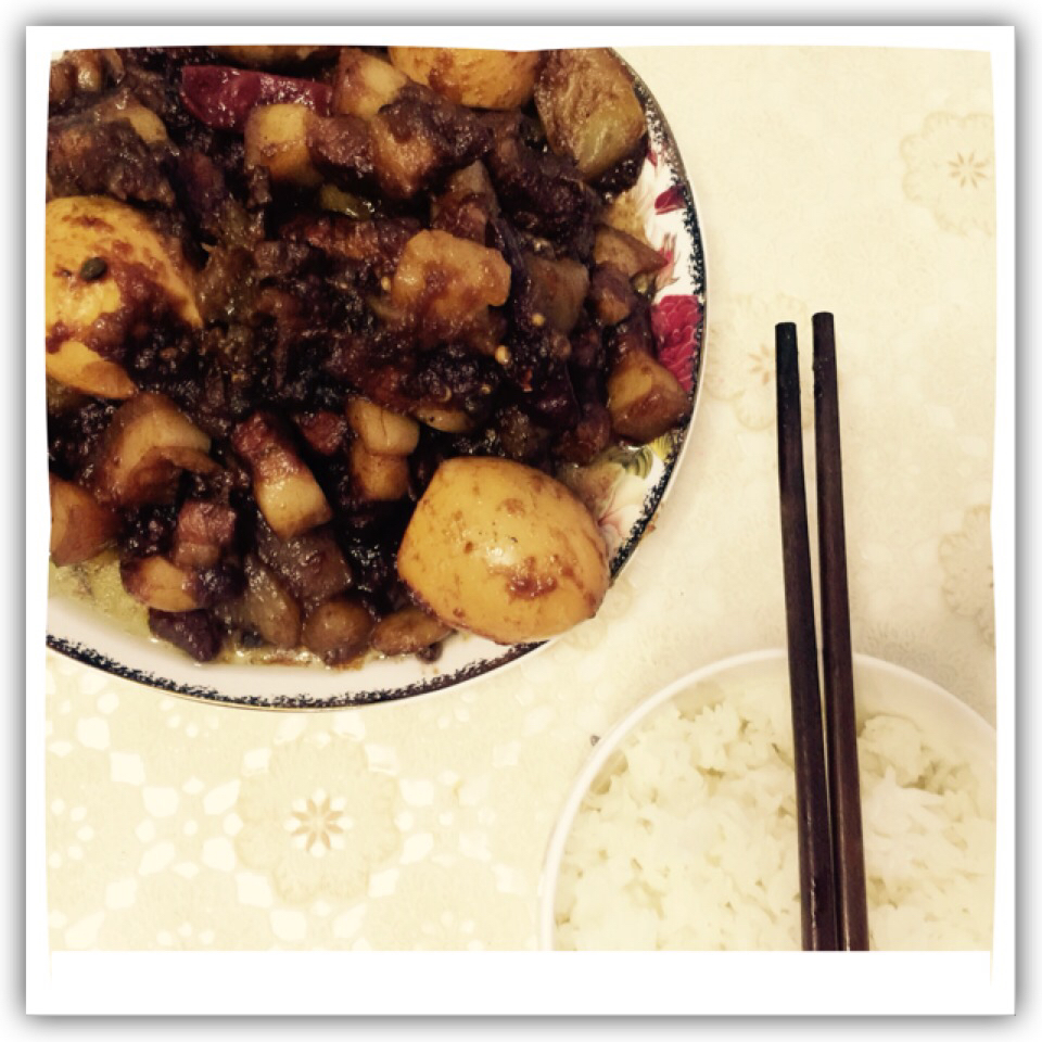 虎皮蛋焖红烧肉