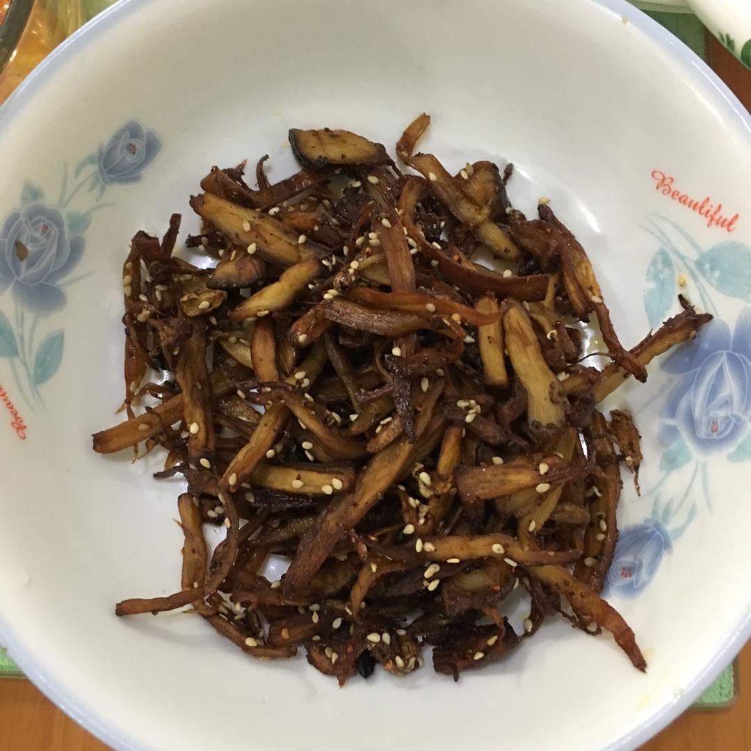 干煸手撕杏鲍菇