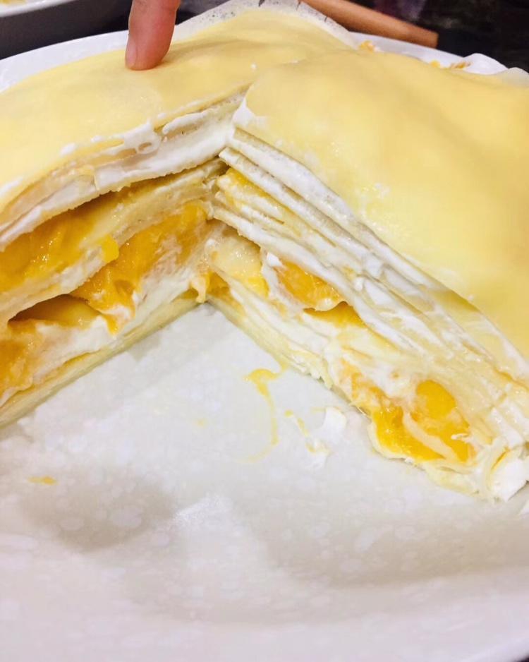 零基础做芒果千层蛋糕（8寸）