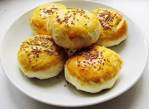 芝麻豆沙酥饼