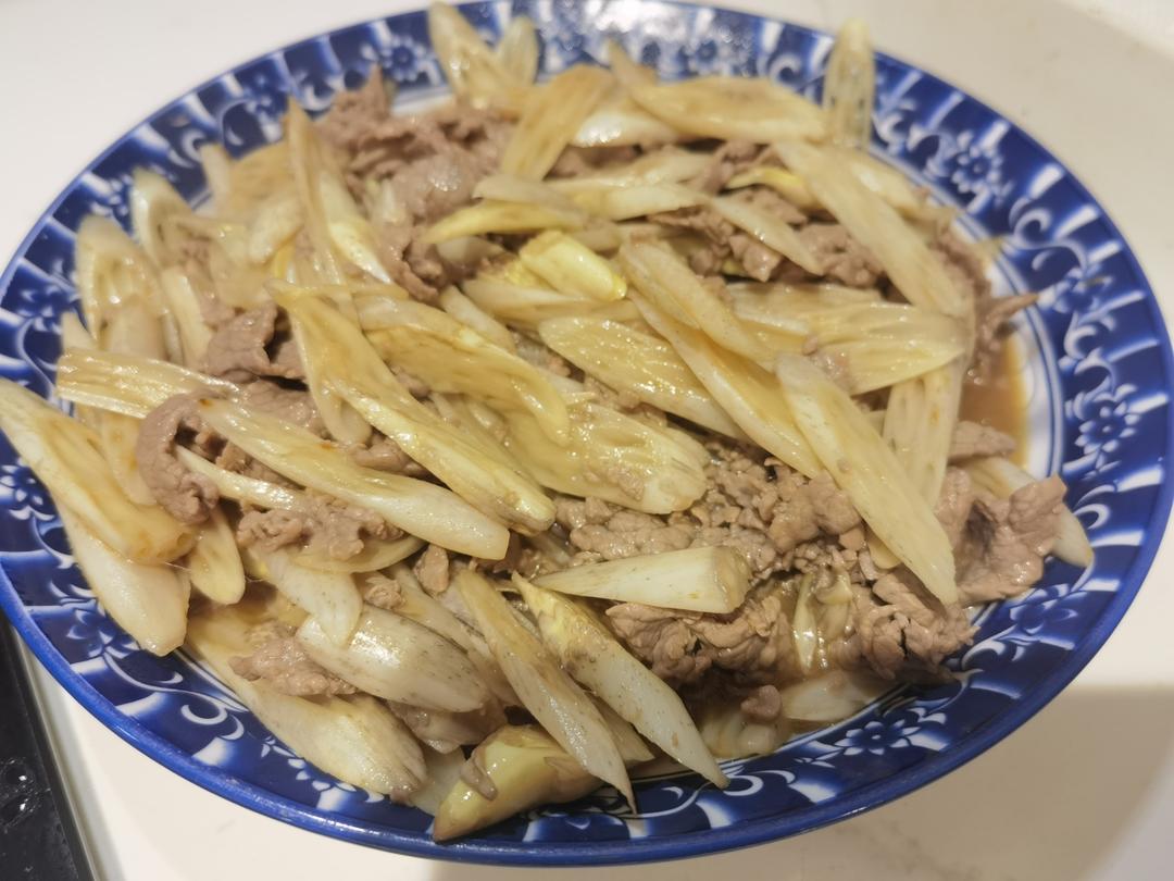 藕尖炒牛肉