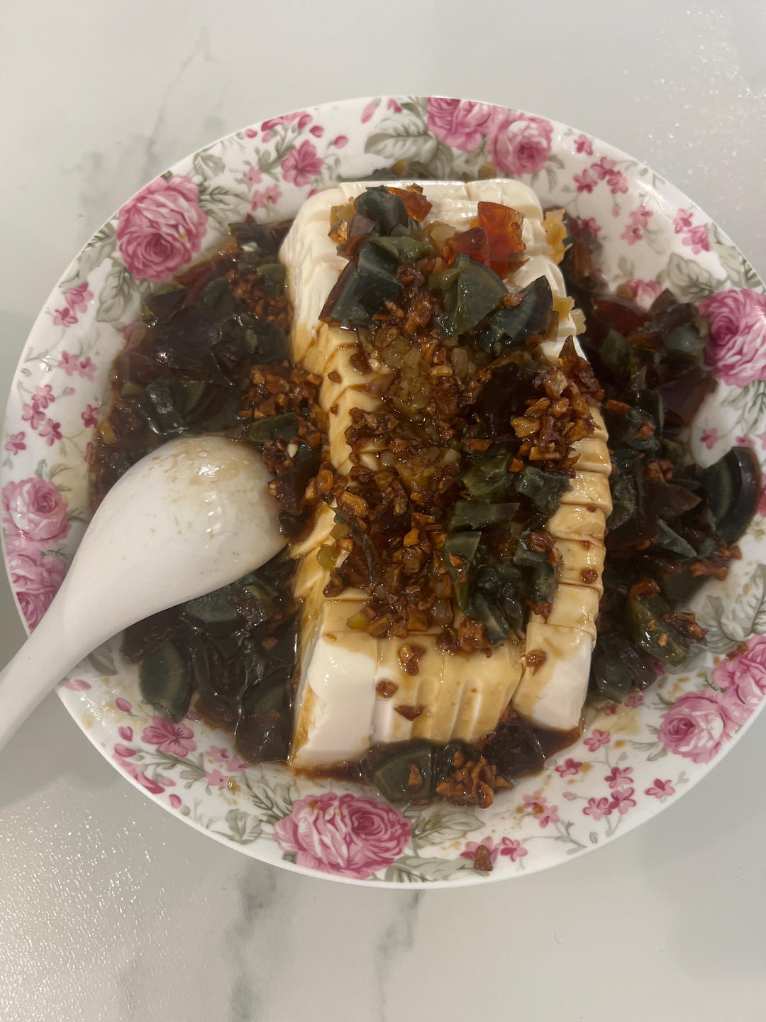 【最佳CP～】凉拌皮蛋豆腐✨