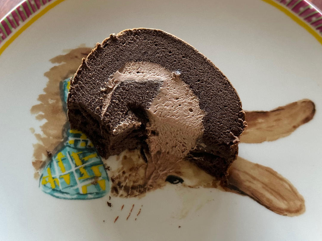 可可蛋糕卷(不消泡超浓郁巧克力口感)