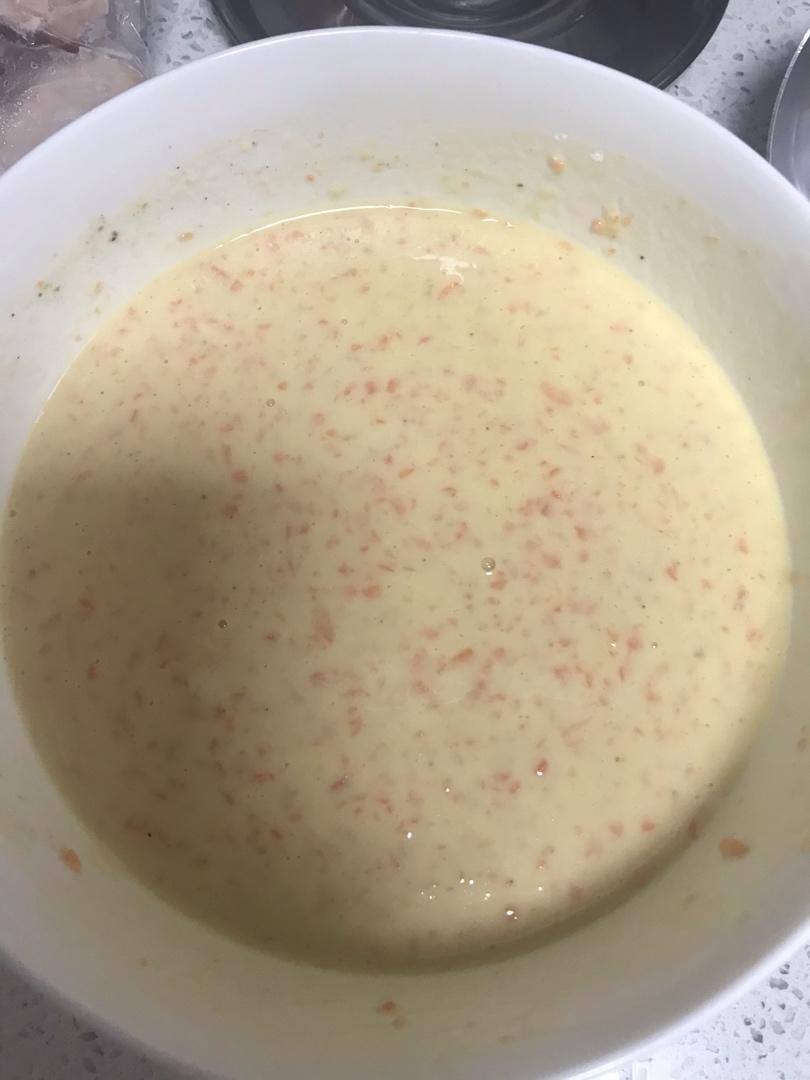 胡萝卜鸡蛋饼
