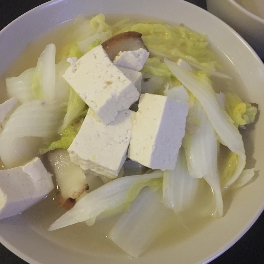 清淡食谱之白菜豆腐汤