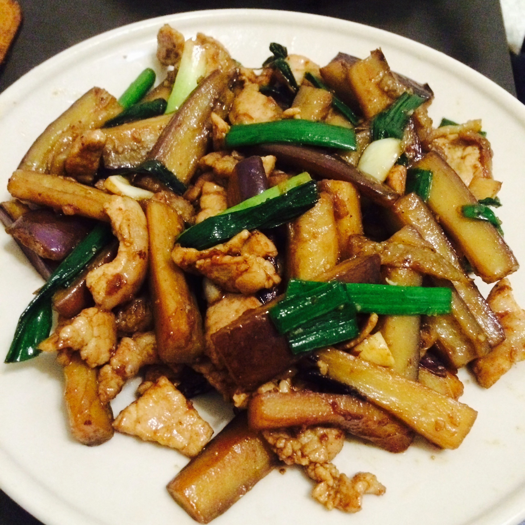 老丁的私房菜-油焖茄子