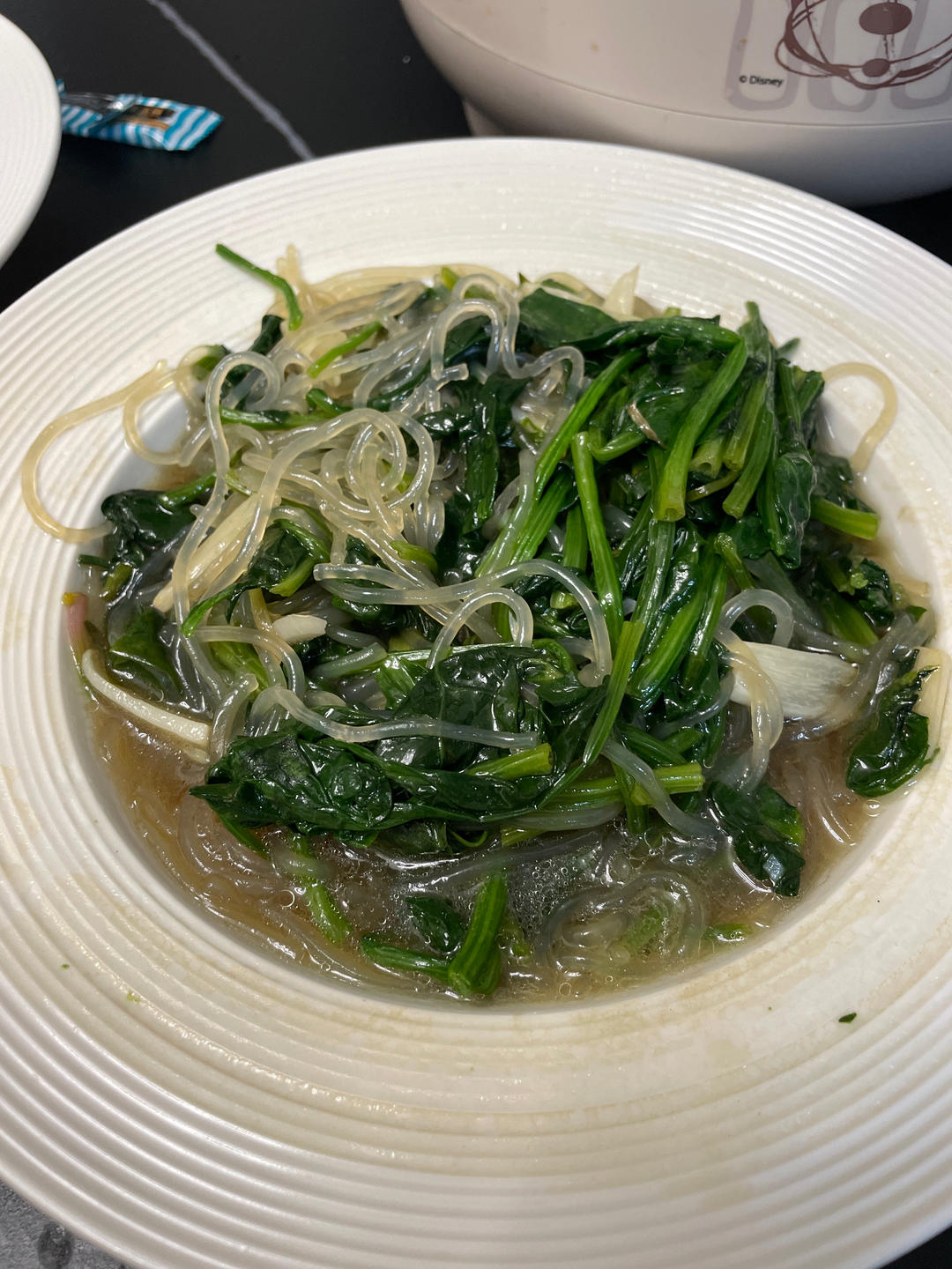 菠菜炖粉条