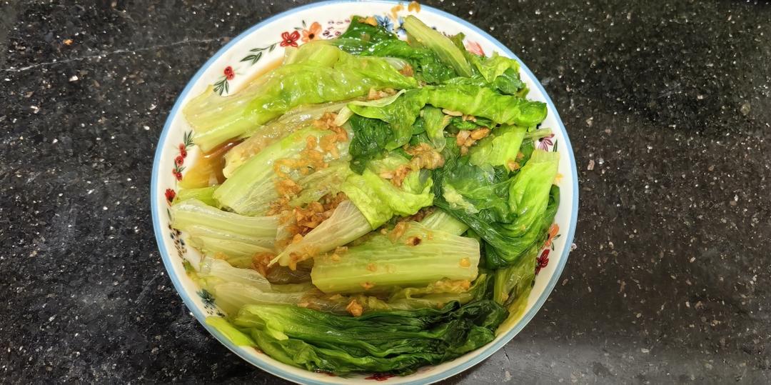 白灼生菜