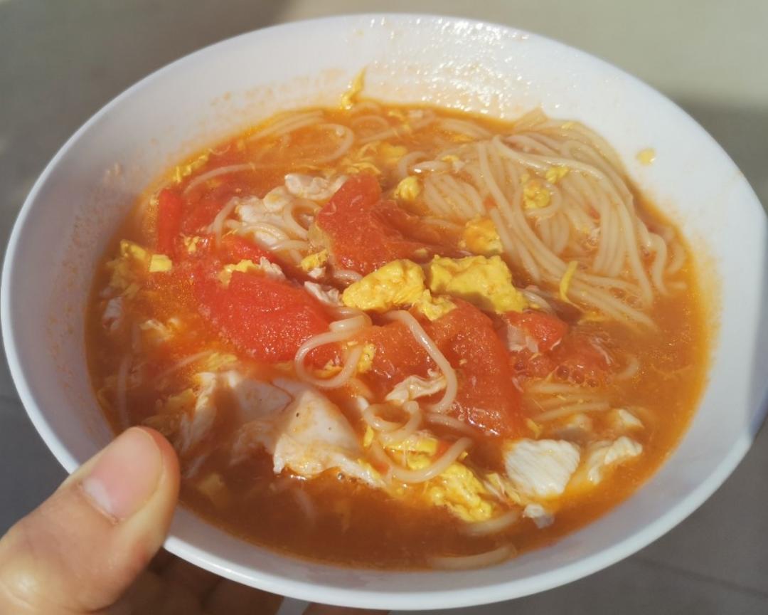 一人食番茄炒蛋面