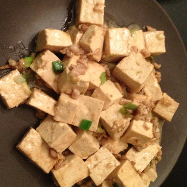 虾皮肉末焖豆腐