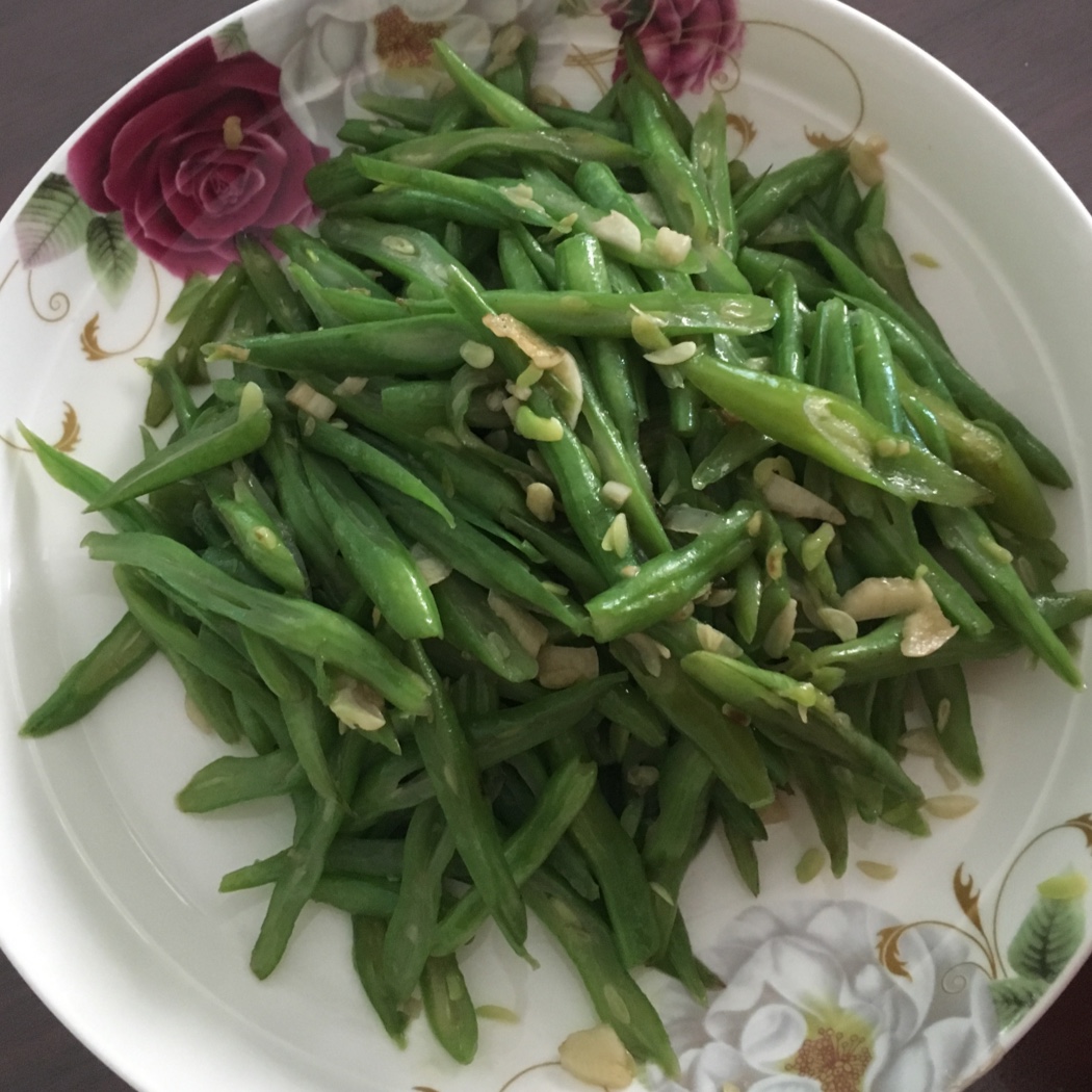 炒四季豆丝~