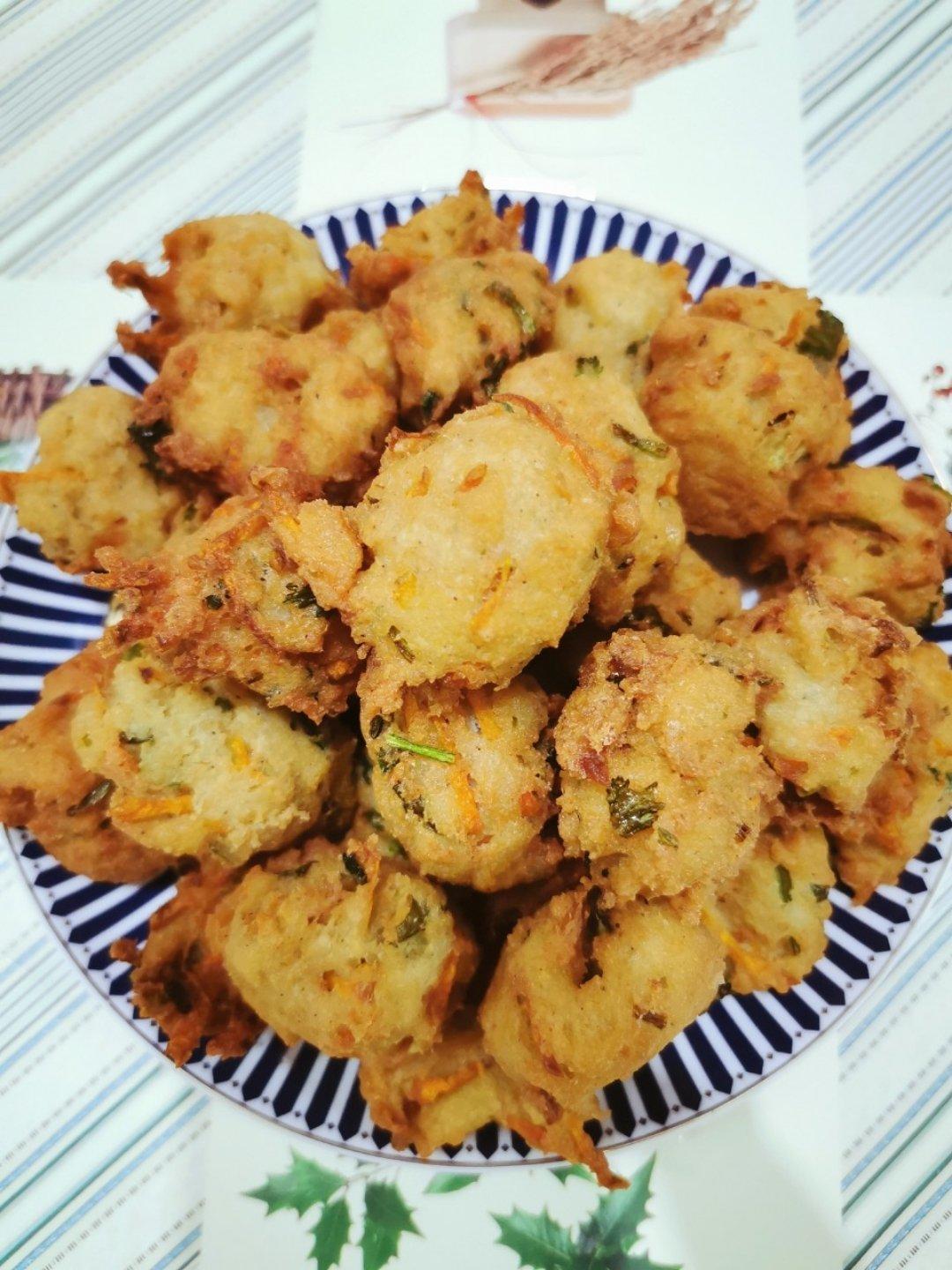 豆腐渣胡萝卜丝丸子