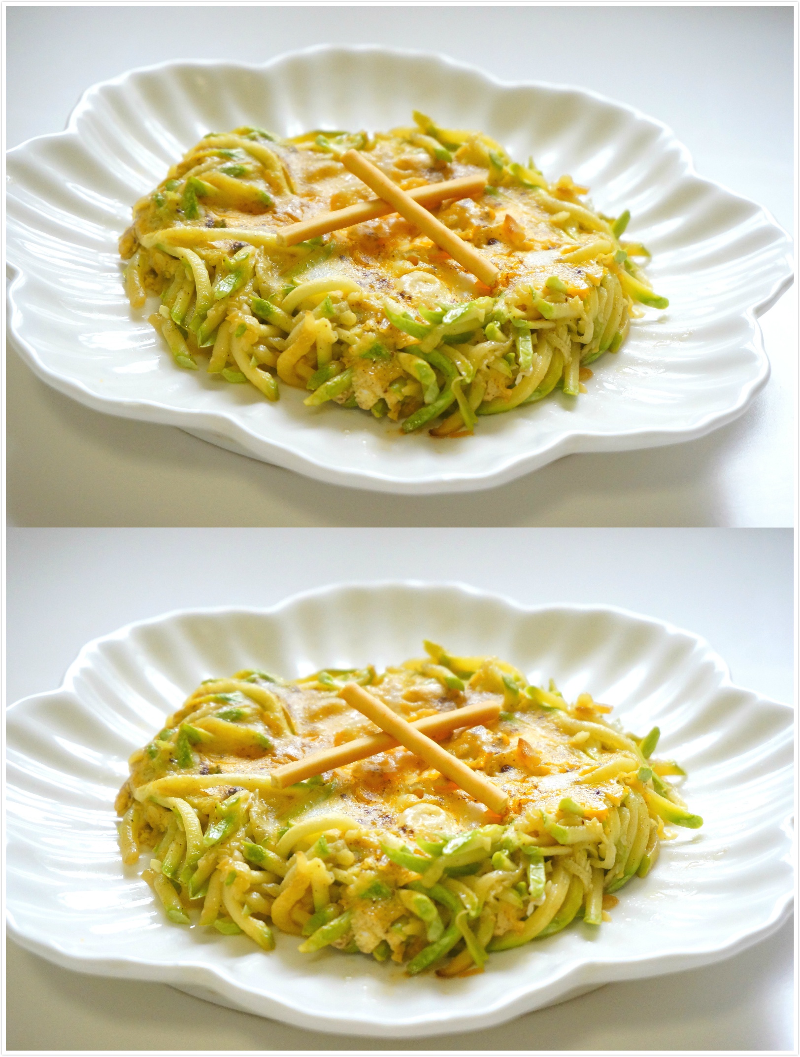 西葫芦虾皮滑蛋