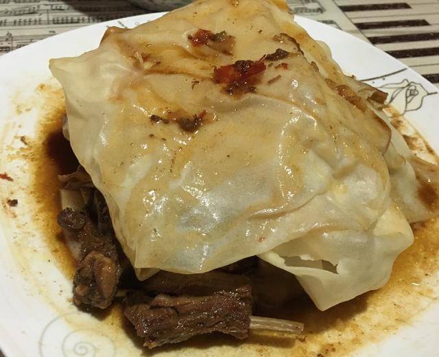 羊肉焖饼（新疆巴里坤美食）