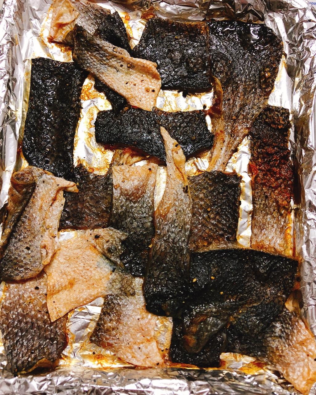 烤/煎三文鱼皮