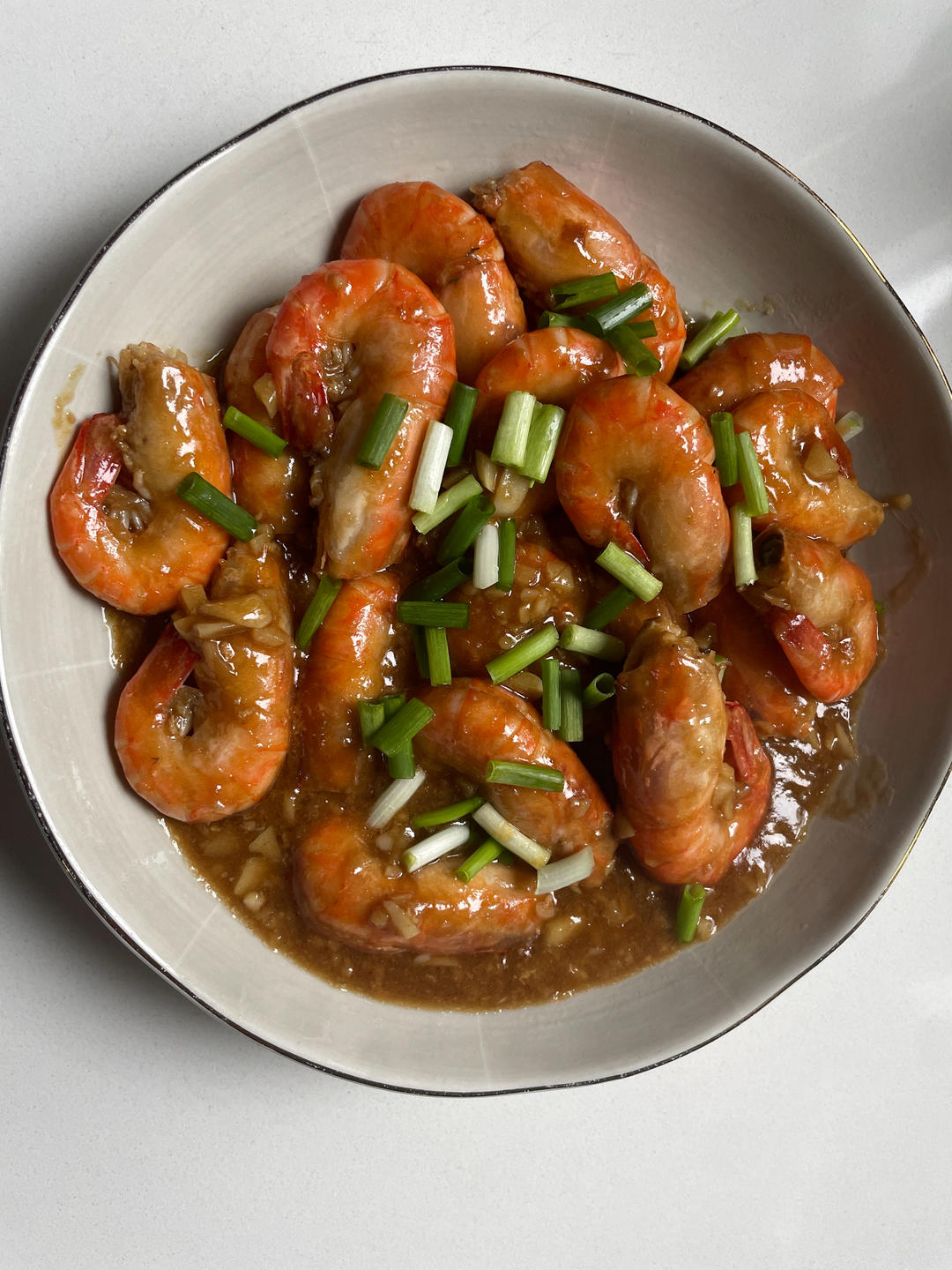 芥末蒜蓉罗氏虾