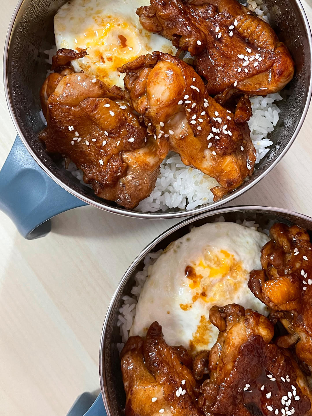 不放一滴油的照烧鸡腿饭