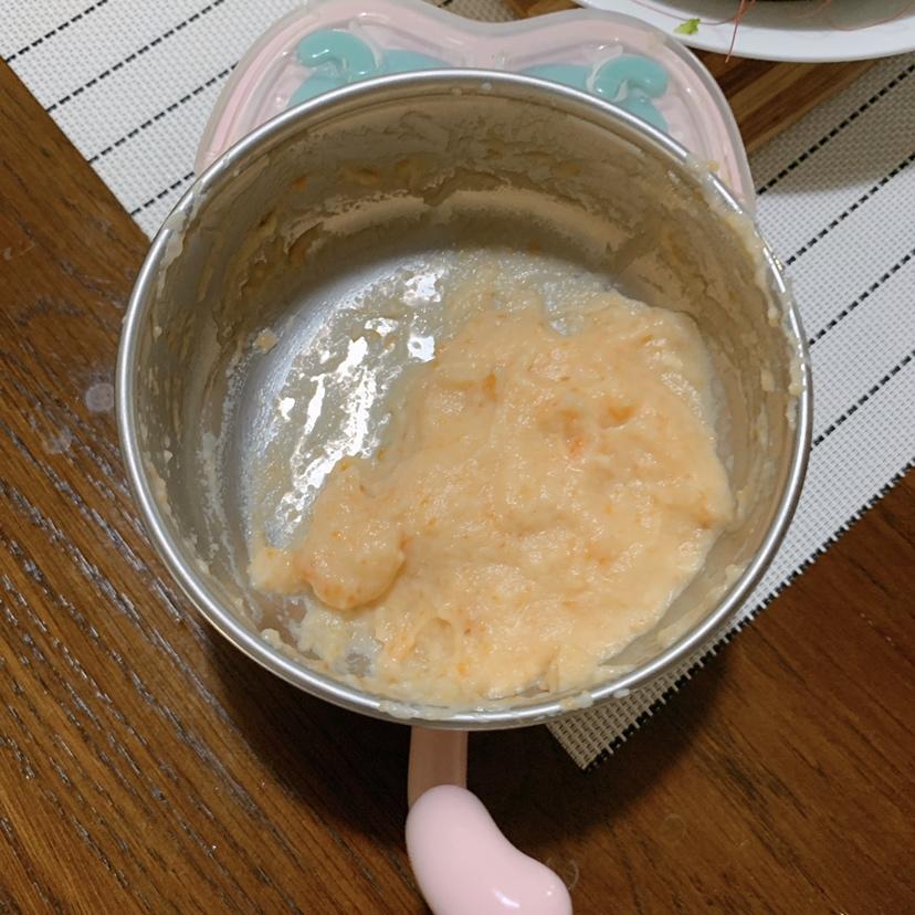 西兰花虾仁米糊