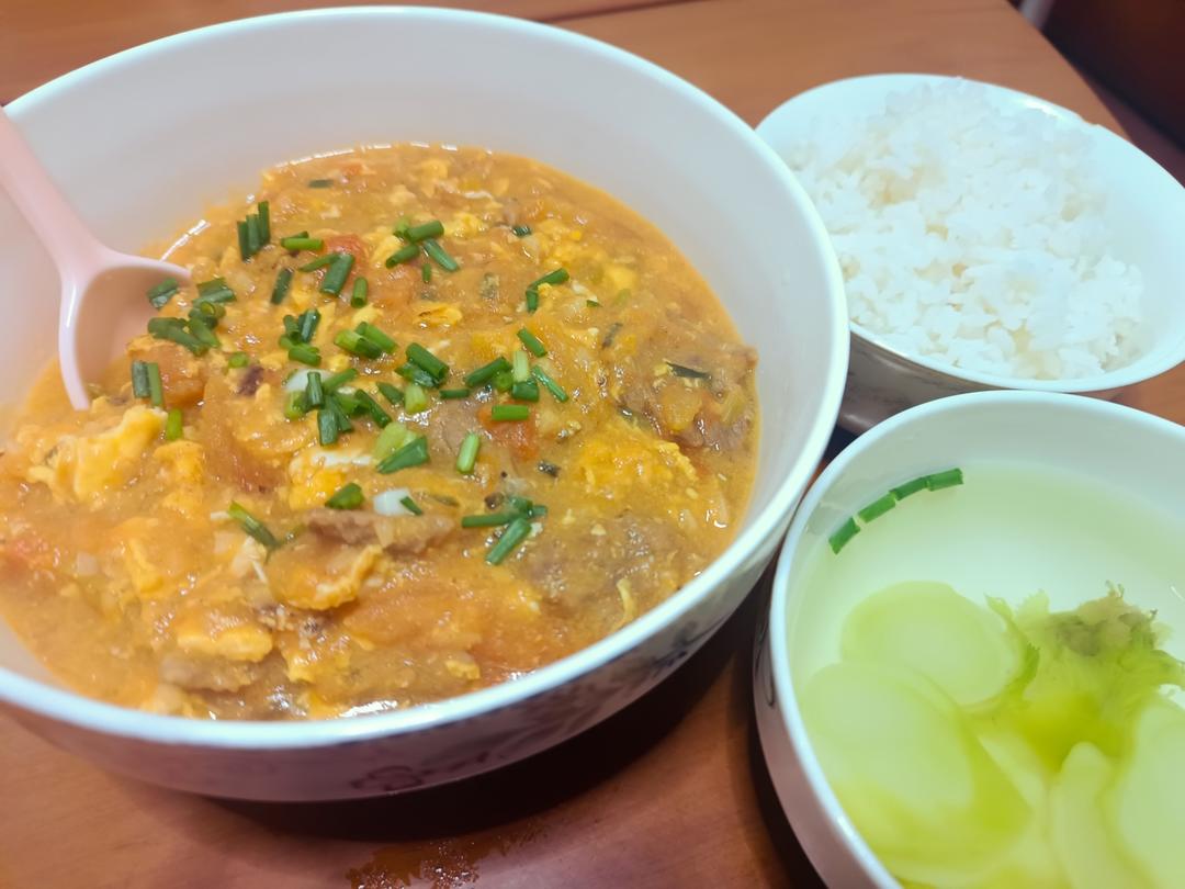 酸甜浓郁～超开胃🔥番茄滑蛋牛肉饭